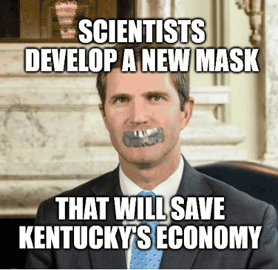 Meme with tap over Andy Bashear's mouth