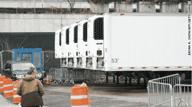 Photo of refrigerated trucks